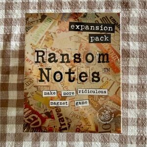 Ransom Notes with expansion pack - still in cellophane wrap